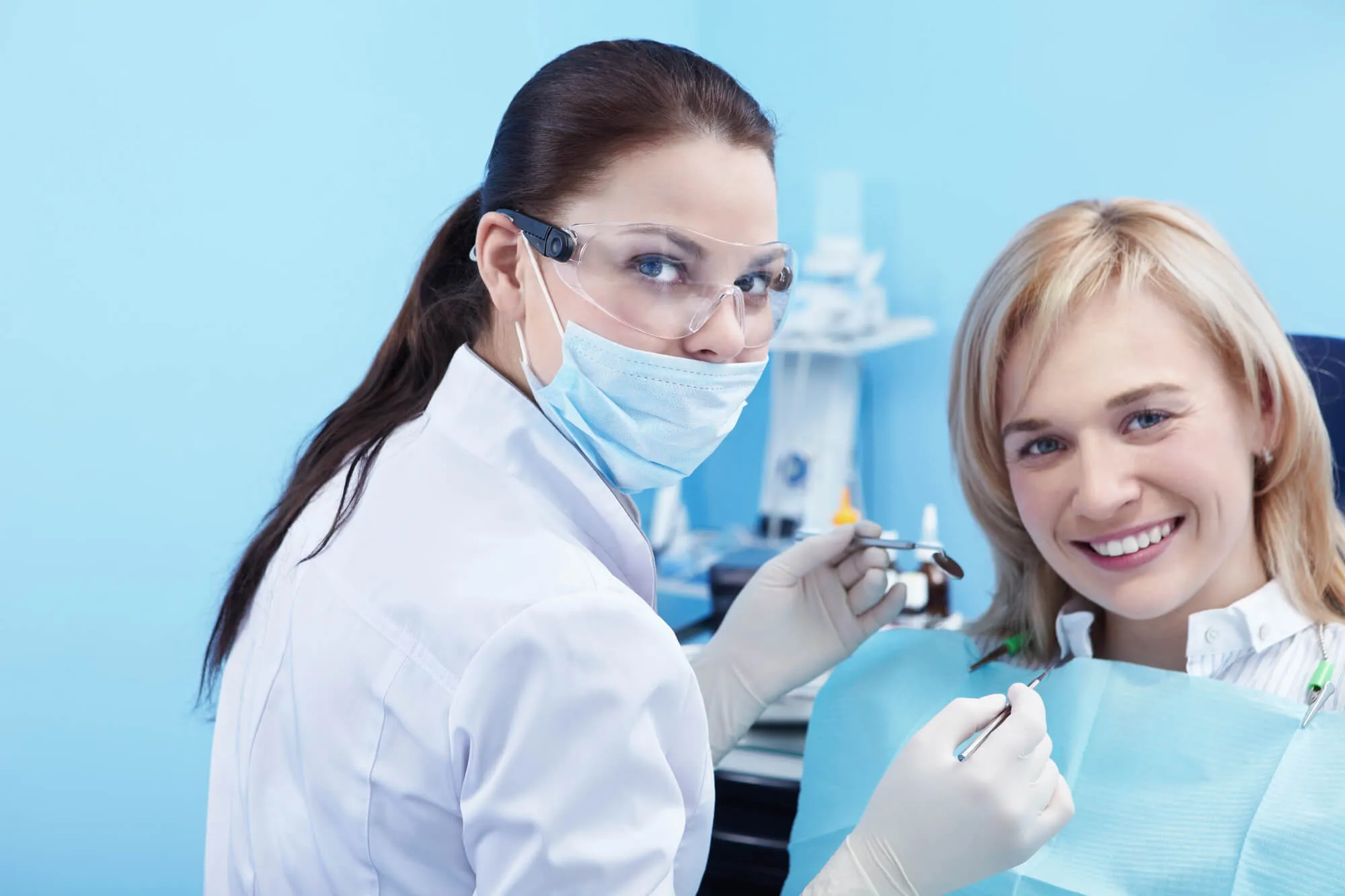 woman getting dental fillings in pottstown