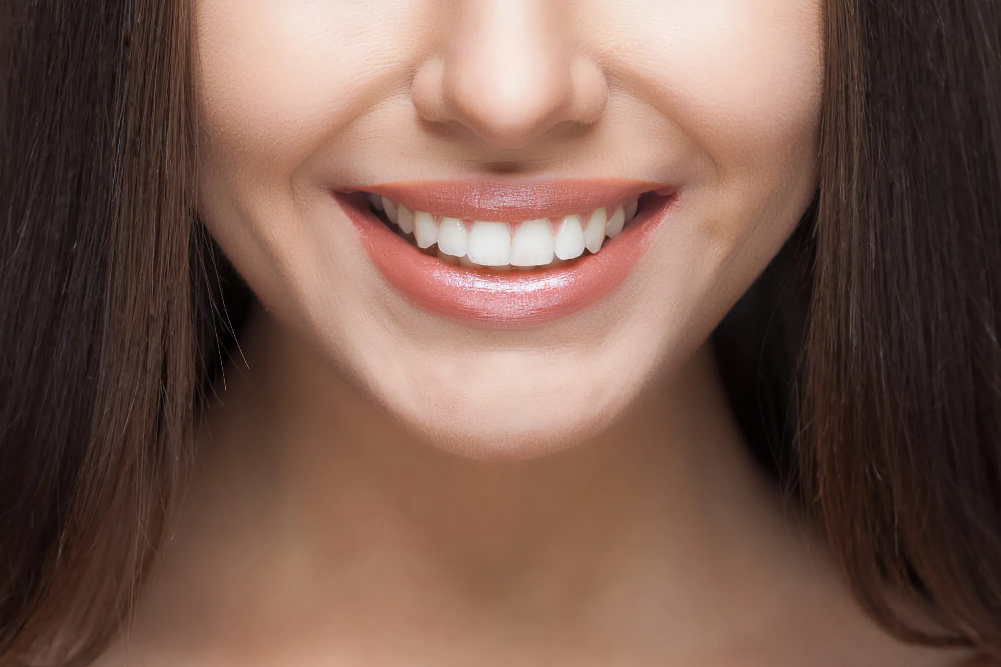 woman after periodontal disease treatment