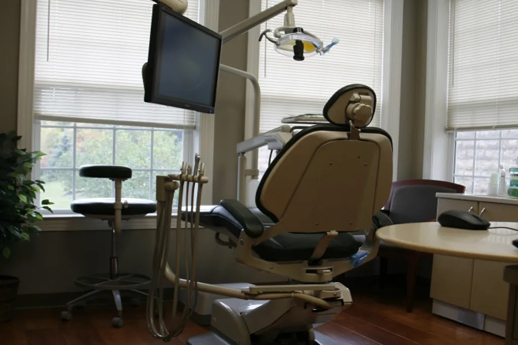 dental chair in pottstown dental office