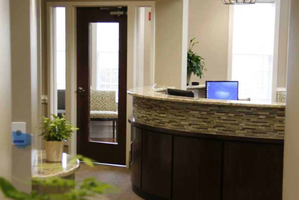 view of the front office in pottstown dental office